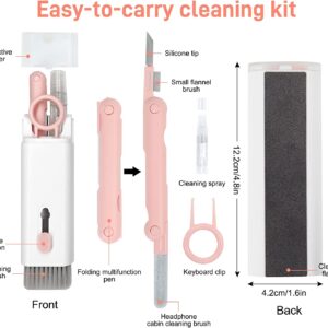 7 in 1 computer keyboard cleaner brush kit | phone cleaning kit | earphone cleaning kit. clean your devices like a pro