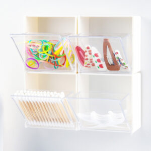 Versatile Wall-Mounted Flip-Top Storage Box for Space-Efficient Organization