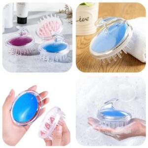 Spa-Worthy Scalp Massage: Silicone Shampoo Brush – Anti Dandruff Haircare Massager for Exfoliation n Growth