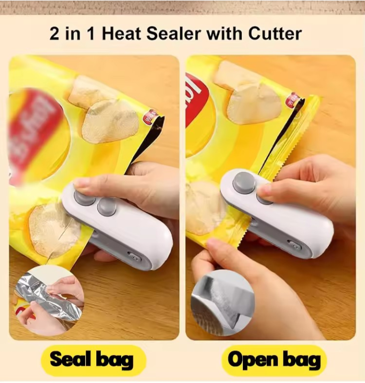 IMG_20260113_134839 Mini Heat Sealing Machine | Type-C Rechargeable Portable Plastic Bag Sealer with Cutter